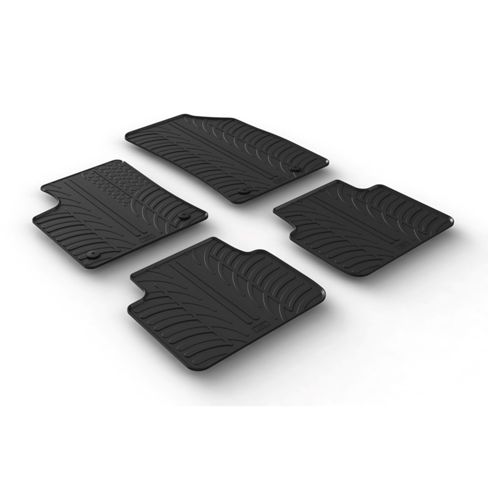 Image of Gledring Automatten Zwart Rubber Opel Crossland X