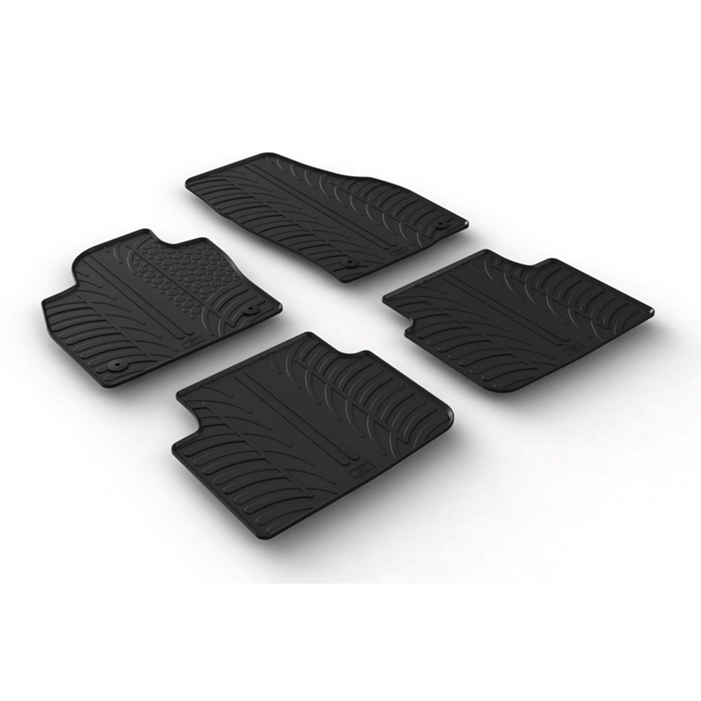 Image of Gledring Automatten Zwart Rubber Skoda Scala