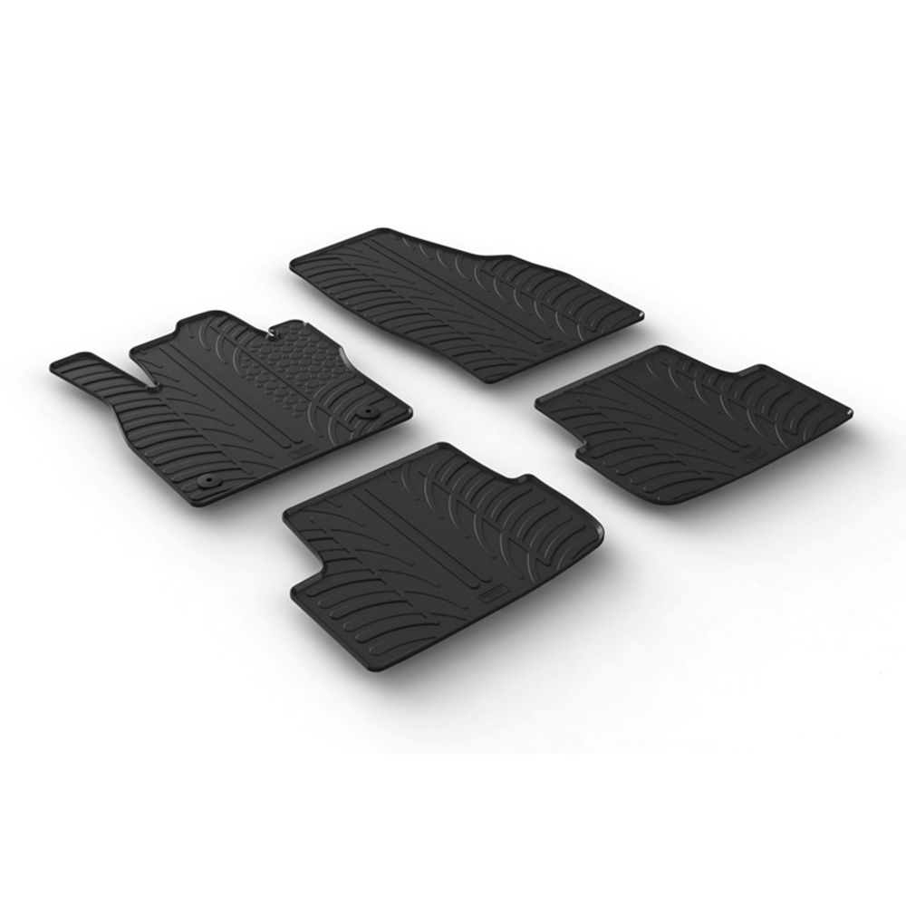 Image of Gledring Automatten Zwart Rubber Seat, Skoda