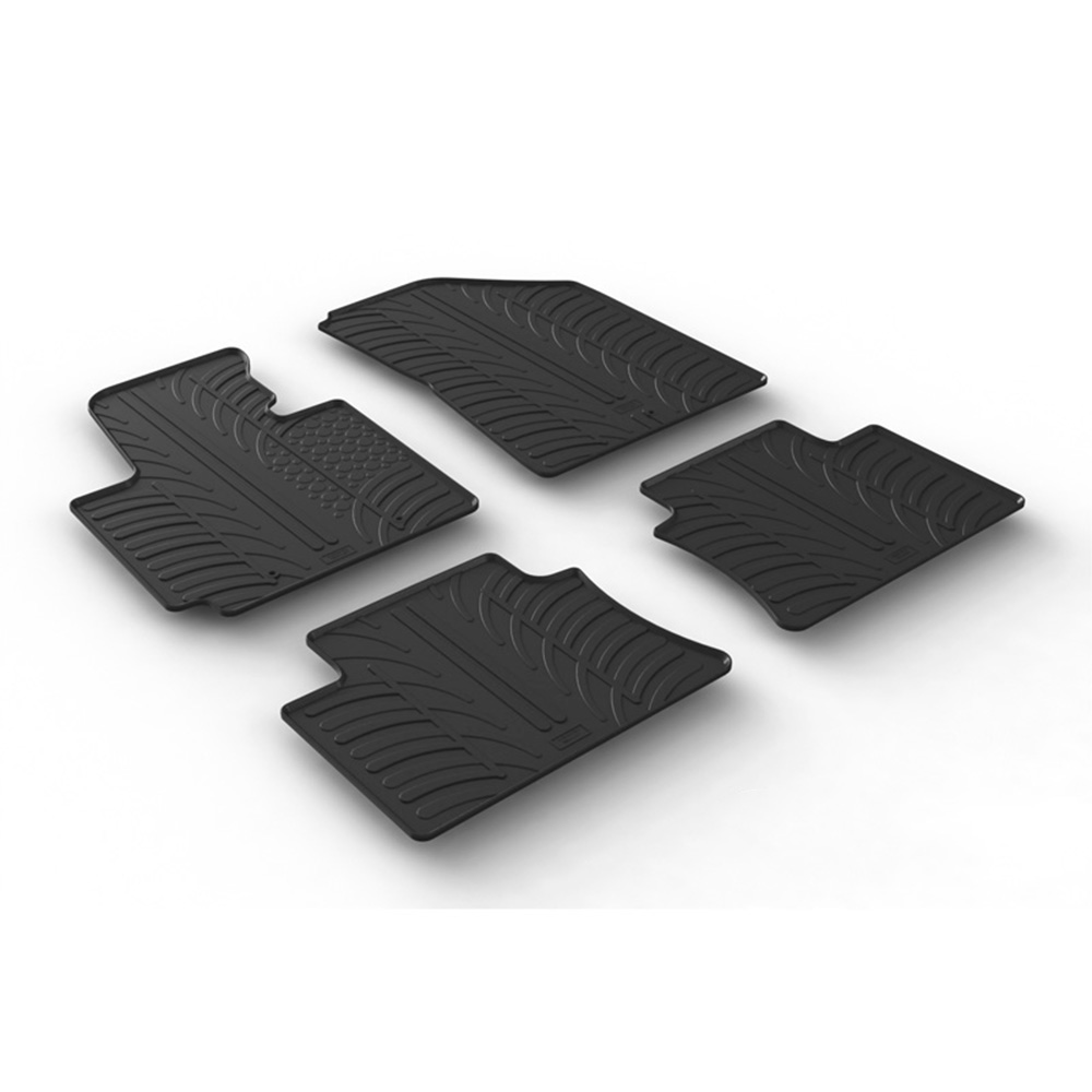 Image of Gledring Automatten Zwart Rubber Kia Soul