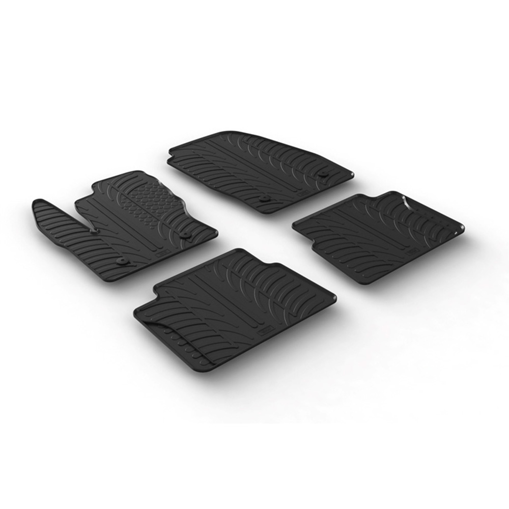 Image of Gledring Automatten Zwart Rubber Ford Transit