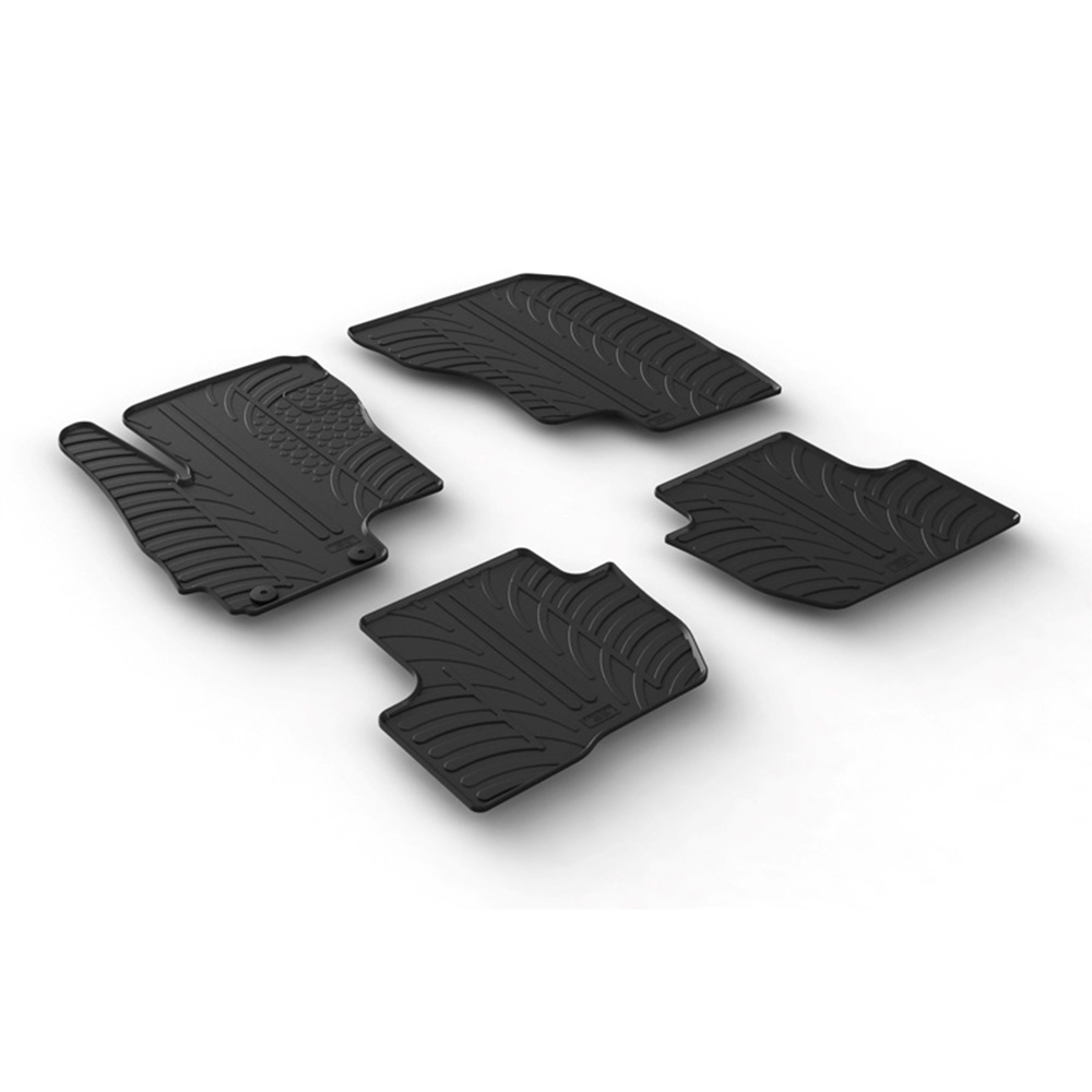 Image of Gledring Automatten Zwart Rubber Mitsubishi Outlander