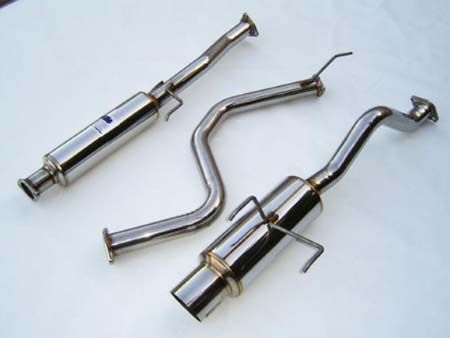 Image of Invidia Cat-back Uitlaatsysteem GT300 TI Roestvrij Staal Honda Civic
