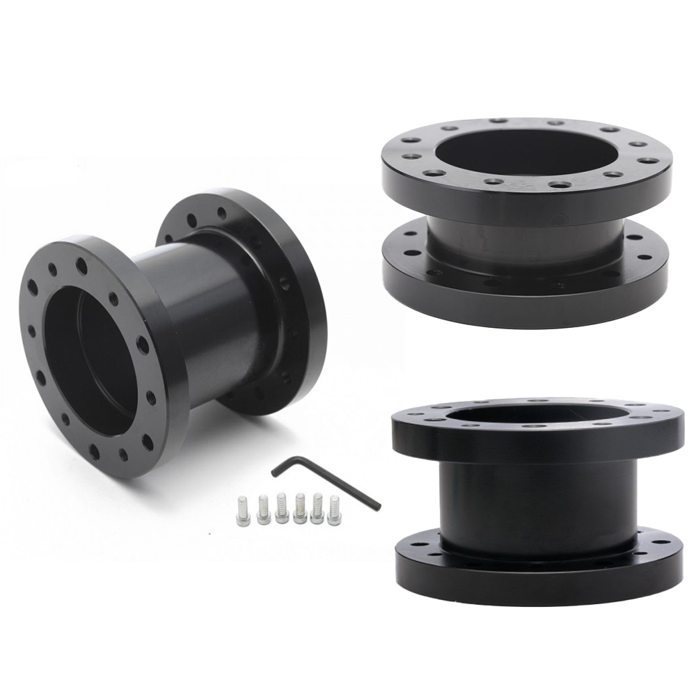 Image of SK-Import Stuurnaaf Verlenger Zwart 88mm Aluminium