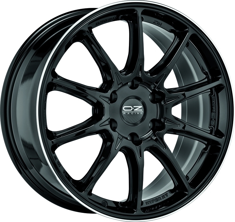 Image of OZ-Racing Hyper XT HLT Velgen 22 Inch 10.5J ET53 5x114.3 Gloss Black Machined