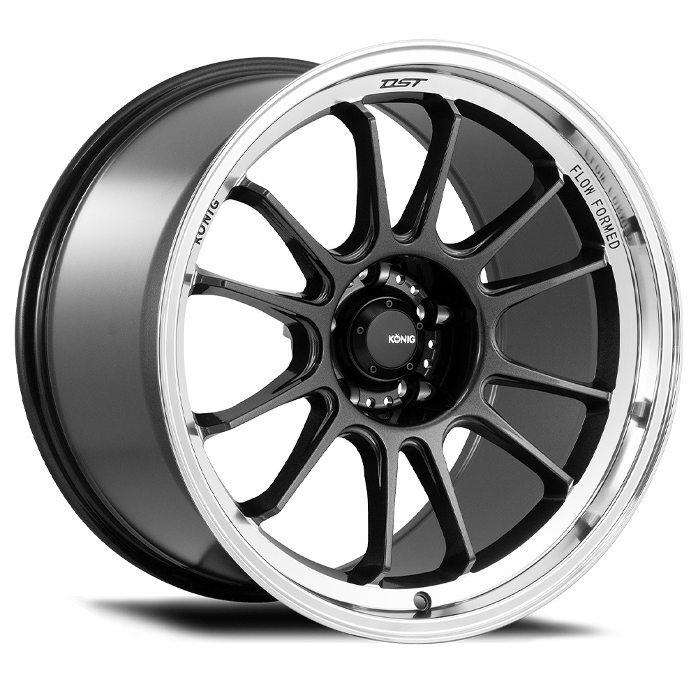 Image of König Hypergram Velgen 17 Inch 8J ET35 5x114.3 Metallic Carbon