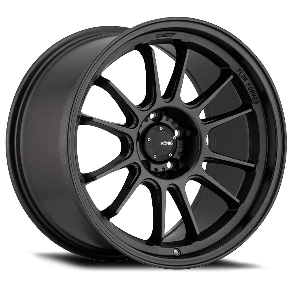 Image of König Hypergram Velgen 17 Inch 10J ET43 5x114.3 Flat Black