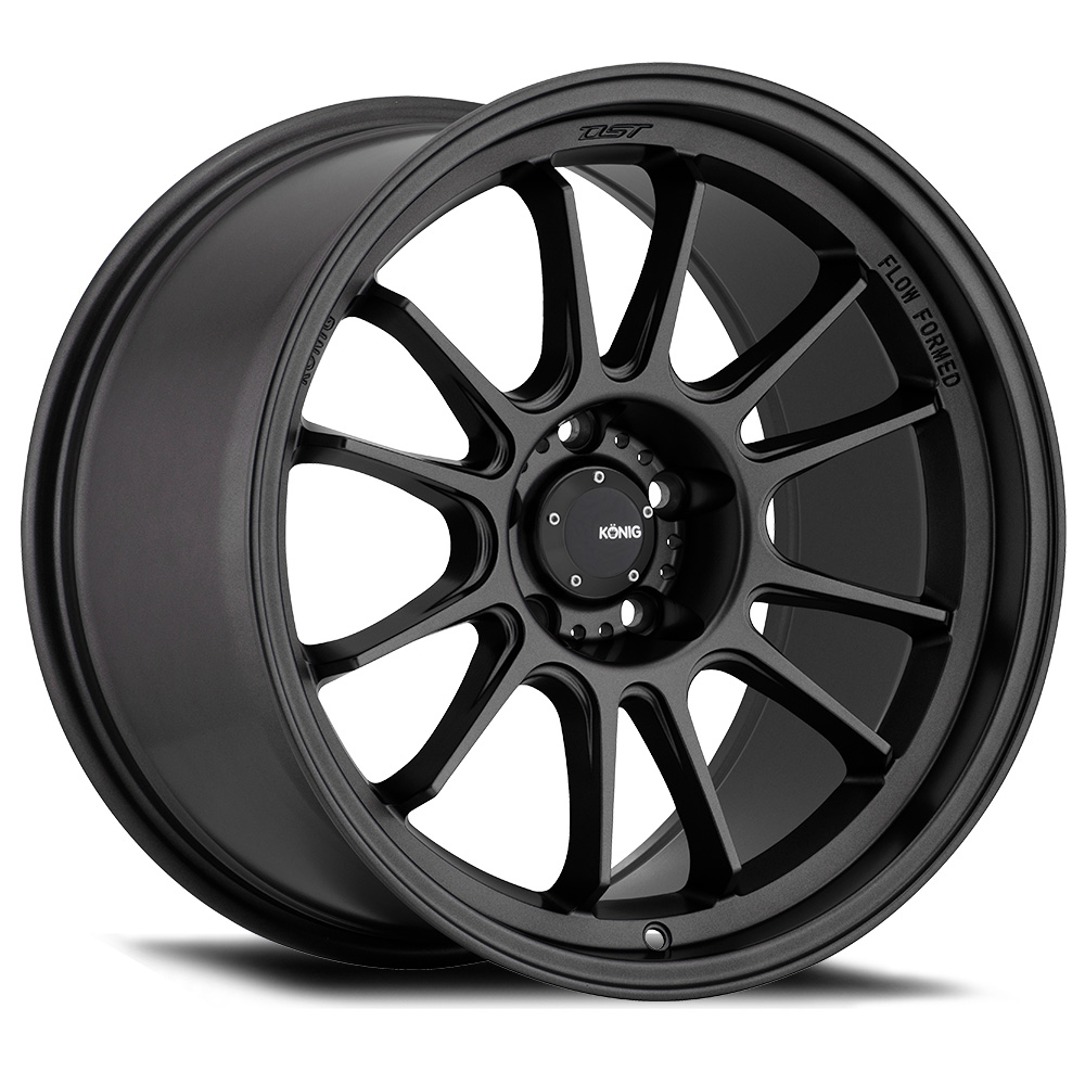 Image of König Hypergram Velgen 18 Inch 9.5J ET53 5x120 Flow Form Flat Black