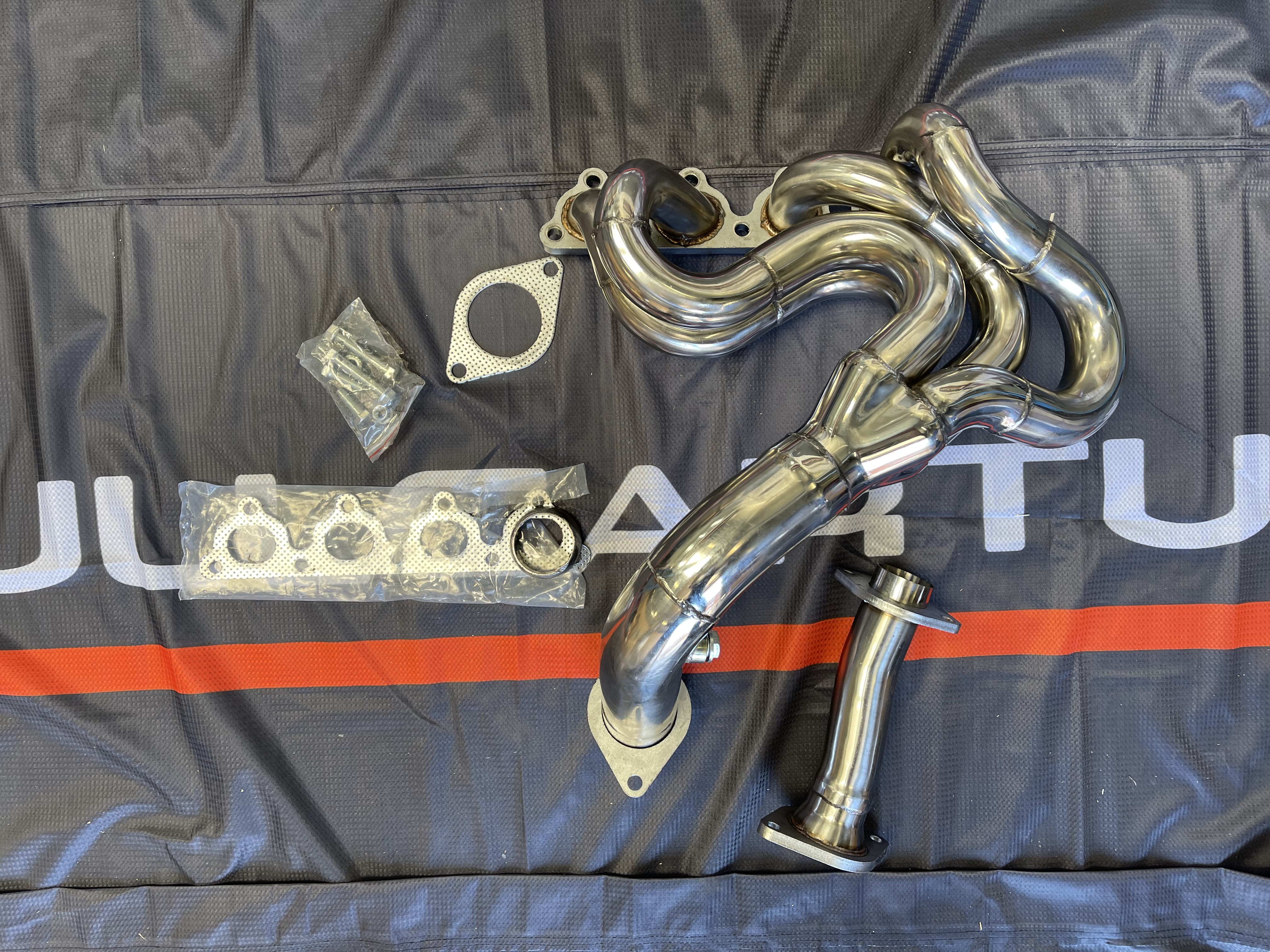 Image of SK-Import Spruitstuk 4-1 Roestvrij Staal Honda Civic,CRX,Del Sol