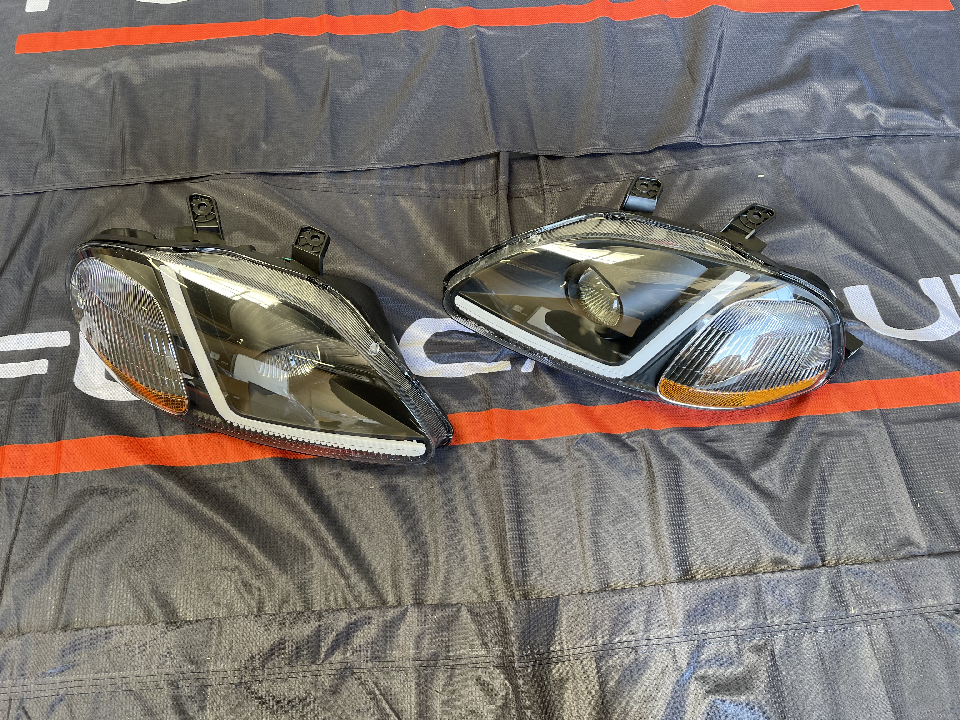 Image of SK-Import Voor Koplampen Black Housing Heldere Lens Honda Civic