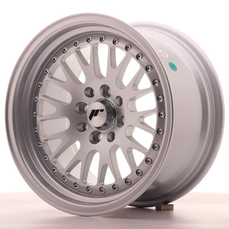 Image of JR-Wheels JR10 Velgen 15 Inch 8J ET15 5x100,5x114.3 Full Silver
