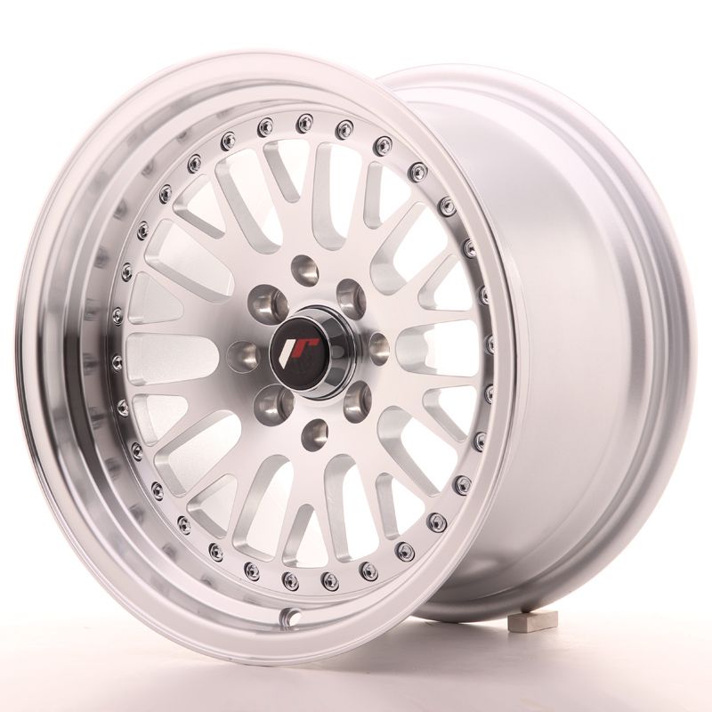 Image of JR-Wheels JR10 Velgen 15 Inch 9J ET20 4x100,4x108 Silver Machined Face
