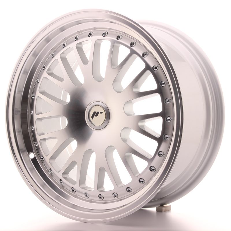 Image of JR-Wheels JR10 Velgen 17 Inch 8J ET25-35 Custom PCD Silver Machined Face