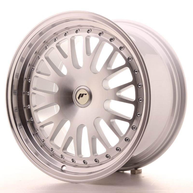 Image of JR-Wheels JR10 Velgen 18 Inch 9.5J ET40 Custom PCD Silver Machined Face