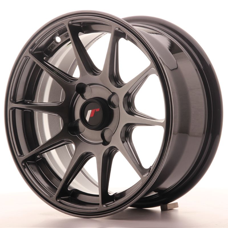 Image of JR-Wheels JR11 Velgen 15 Inch 7J ET30 Custom PCD Dark Hyper Black