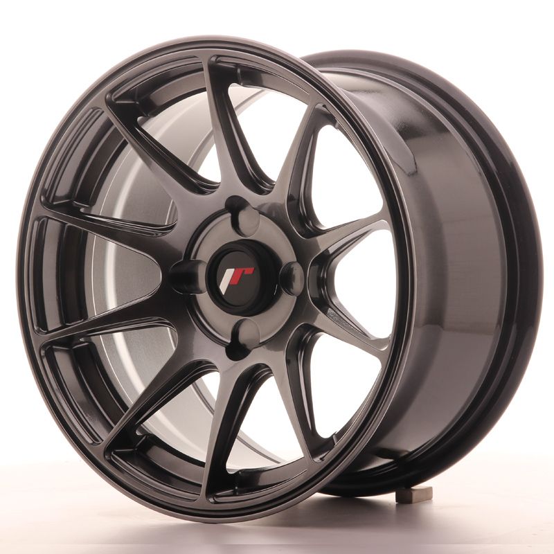 Image of JR-Wheels JR11 Velgen 15 Inch 8J ET25 Custom PCD Dark Hyper Black