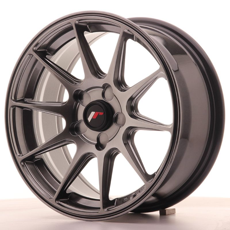 Image of JR-Wheels JR11 Velgen 16 Inch 7J ET30 Custom PCD Dark Hyper Black