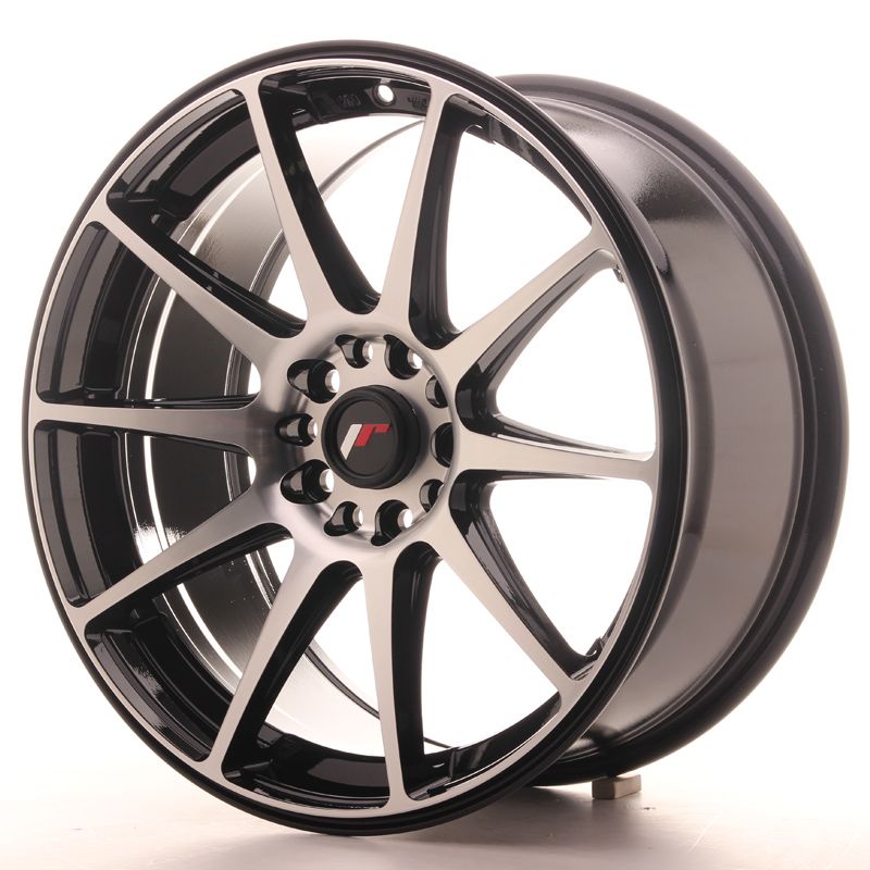 Image of JR-Wheels JR11 Velgen 18 Inch 8.5J ET30 5x114.3,5x120 Gloss Black Machined Face