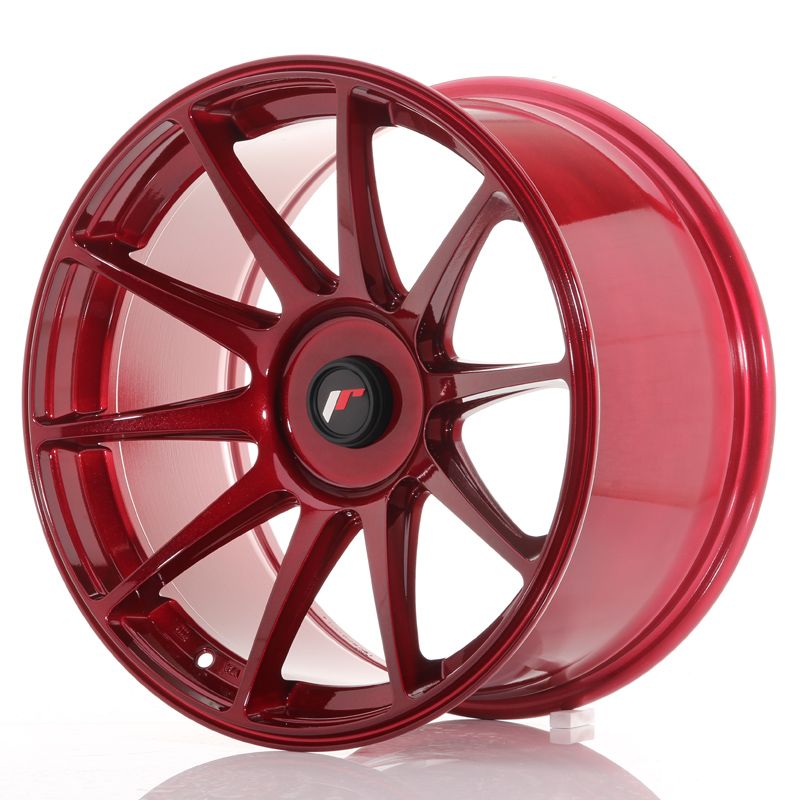 Image of JR-Wheels JR11 Velgen 18 Inch 9.5J ET20-30 Custom PCD Platinum Red