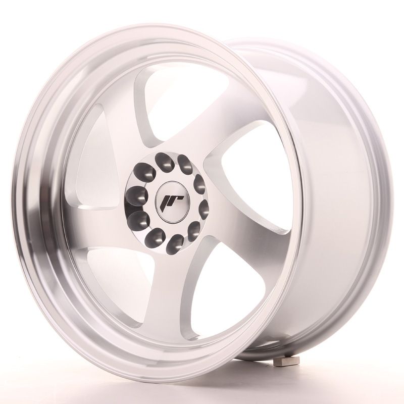 Image of JR-Wheels JR15 Velgen 18 Inch 9.5J ET40 5x112,5x114.3 Silver Machined Face