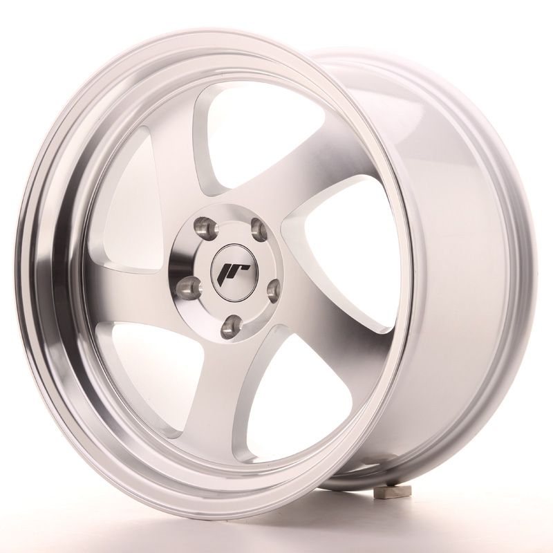 Image of JR-Wheels JR15 Velgen 18 Inch 9.5J ET40 Custom PCD Silver Machined Face