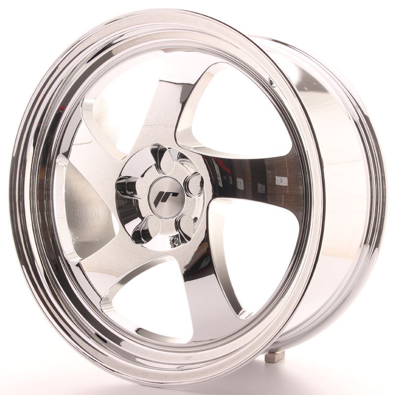 Image of JR-Wheels JR15 Velgen 19 Inch 8.5J ET35-40 Custom PCD Vacuum Chrome