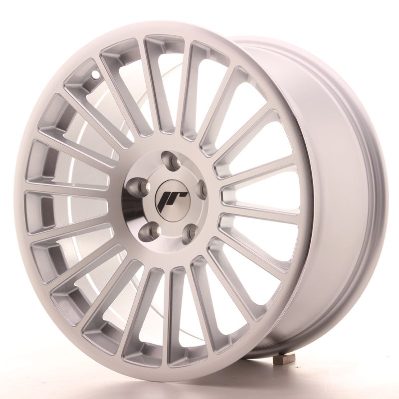 Image of JR-Wheels JR16 Velgen 18 Inch 8.5J ET35 5x100 Silver Machined Face