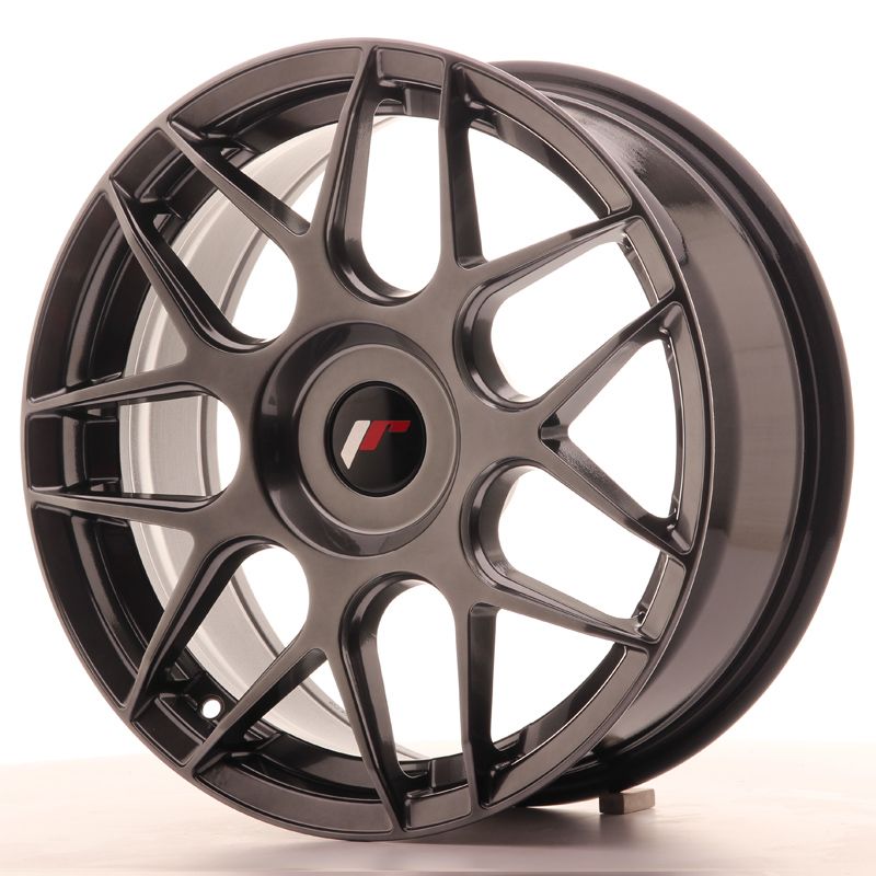 Image of JR-Wheels JR18 Velgen 17 Inch 7J ET20-40 Custom PCD Hyper Black