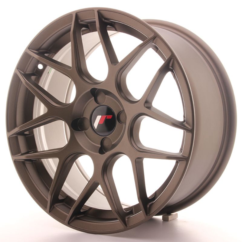 Image of JR-Wheels JR18 Velgen 17 Inch 8J ET25-35 Custom PCD Flat Bronze