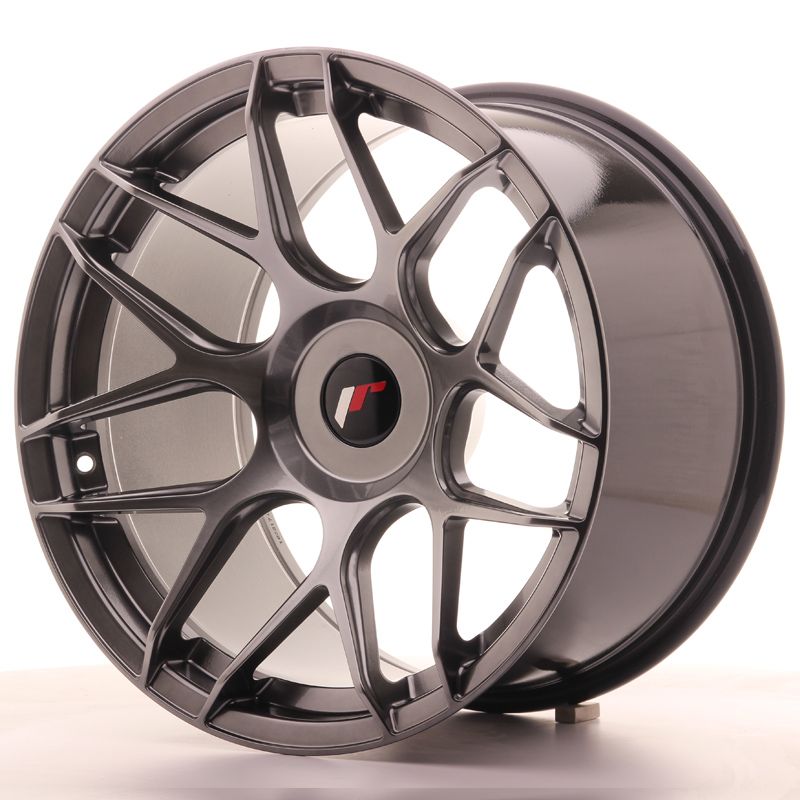 Image of JR-Wheels JR18 Velgen 18 Inch 10.5J ET0-22 Custom PCD Hyper Black