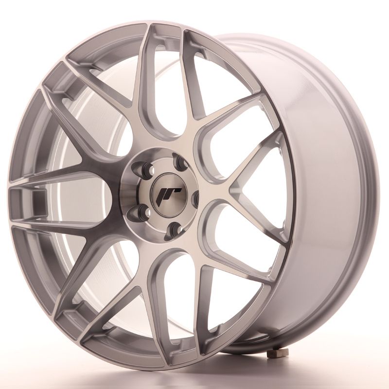 Image of JR-Wheels JR18 Velgen 19 Inch 9.5J ET35 5x112 Silver Machined Face