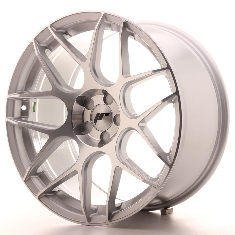 Image of JR-Wheels JR18 Velgen 19 Inch 9.5J ET35 Custom PCD Silver Machined Face