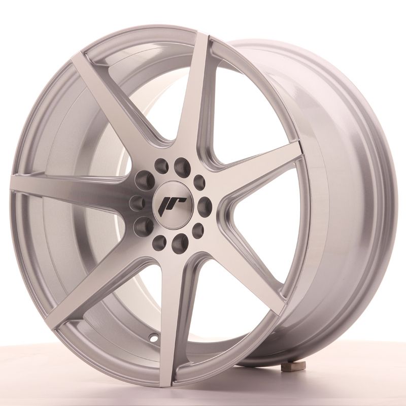 Image of JR-Wheels JR20 Velgen 18 Inch 9.5J ET35 5x100,5x120 Silver Machined Face
