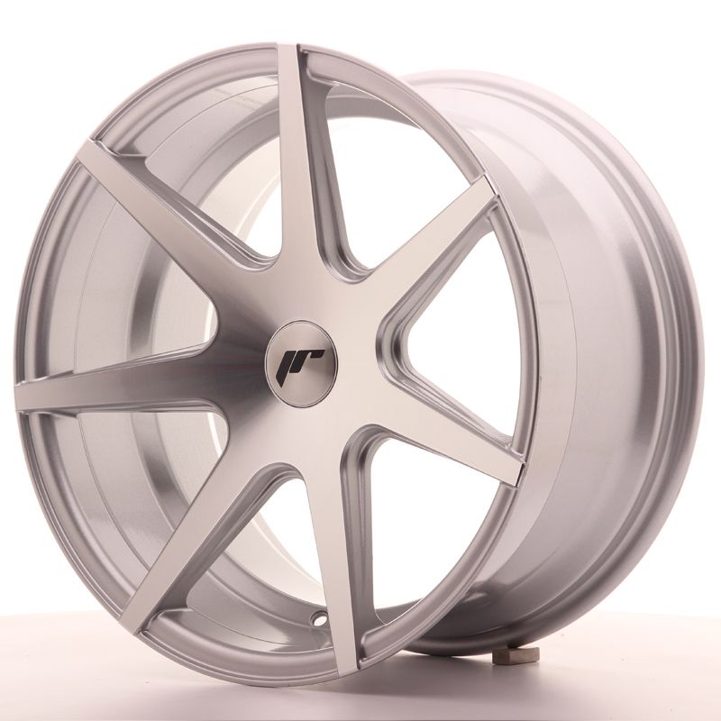 Image of JR-Wheels JR20 Velgen 18 Inch 9.5J ET40 4x108 Silver Machined Face