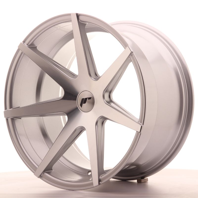 Image of JR-Wheels JR20 Velgen 20 Inch 11J ET30 Custom PCD Silver Machined Face
