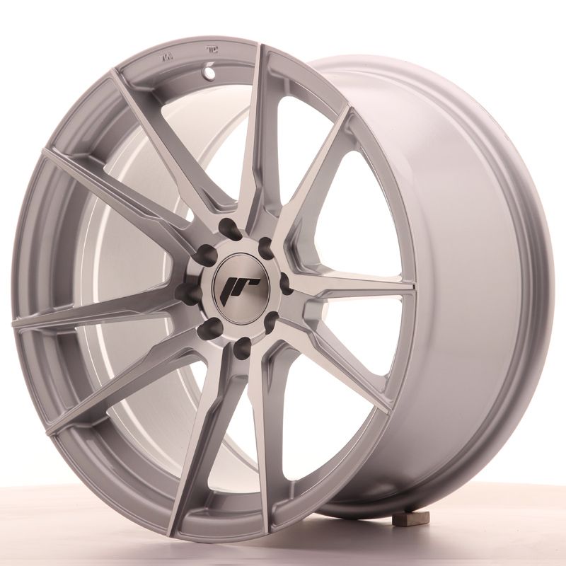 Image of JR-Wheels JR21 Velgen 17 Inch 9J ET20 4x100,4x114.3 Silver Machined Face
