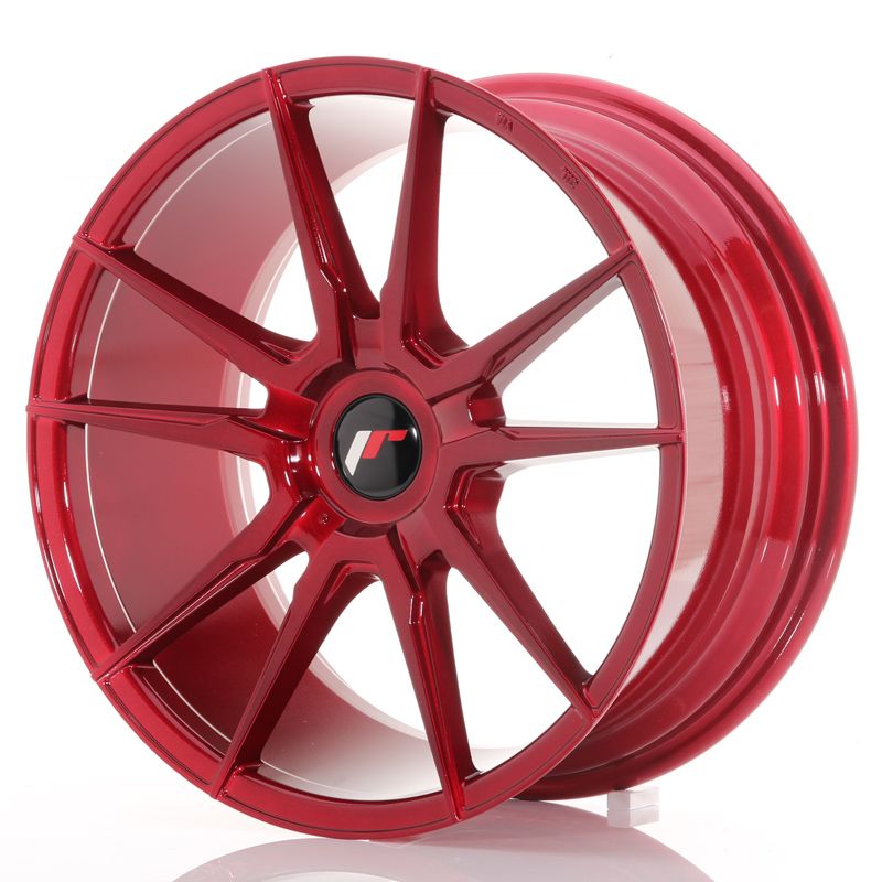 Image of JR-Wheels JR21 Velgen 18 Inch 8.5J ET40 Custom PCD Platinum Red