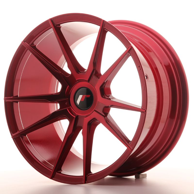 Image of JR-Wheels JR21 Velgen 18 Inch 9.5J ET20-40 Custom PCD Platinum Red