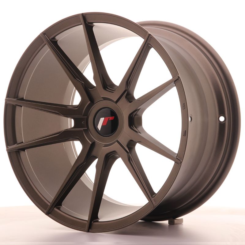 Image of JR-Wheels JR21 Velgen 18 Inch 9.5J ET30-40 Custom PCD Flat Bronze