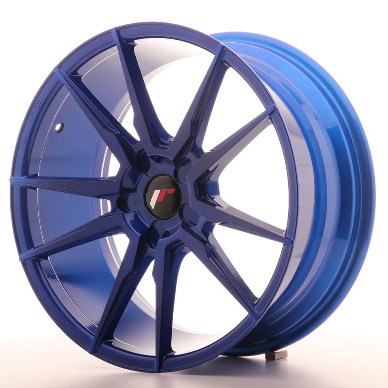 Image of JR-Wheels JR21 Velgen 19 Inch 8.5J ET35-40 Custom PCD Platinum Blue