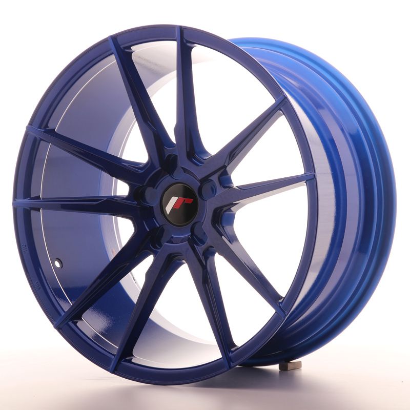 Image of JR-Wheels JR21 Velgen 20 Inch 10J ET20-40 Custom PCD Platinum Blue