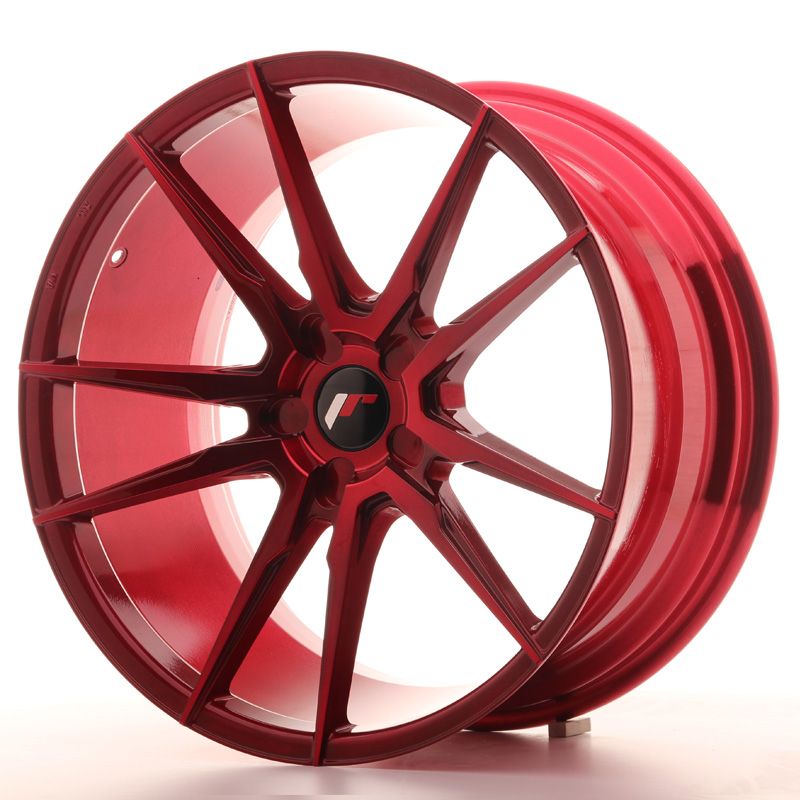 Image of JR-Wheels JR21 Velgen 20 Inch 10J ET20-40 Custom PCD Platinum Red