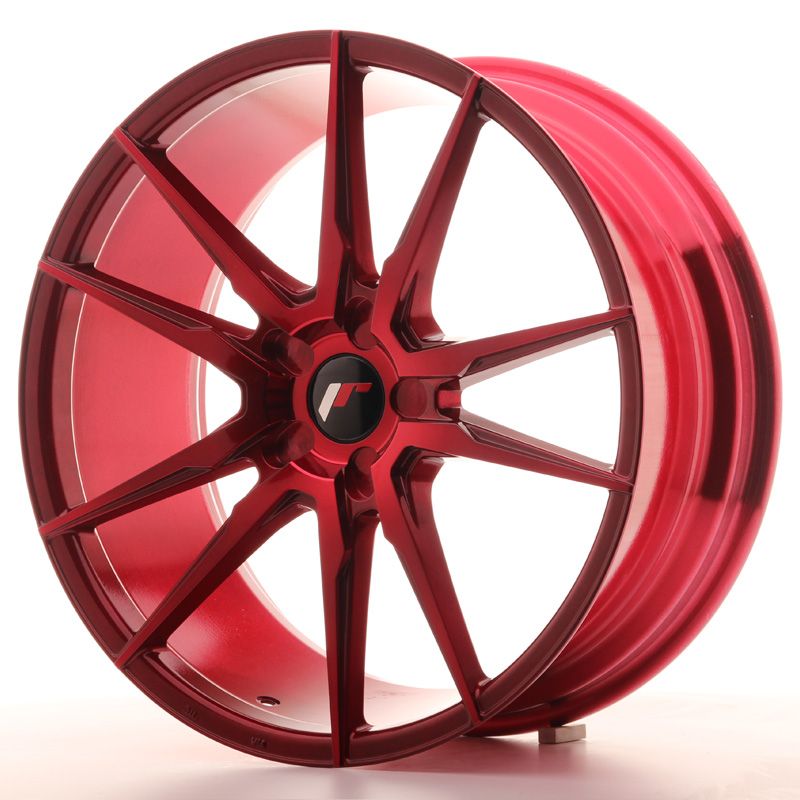 Image of JR-Wheels JR21 Velgen 20 Inch 8.5J ET20-40 Custom PCD Platinum Red