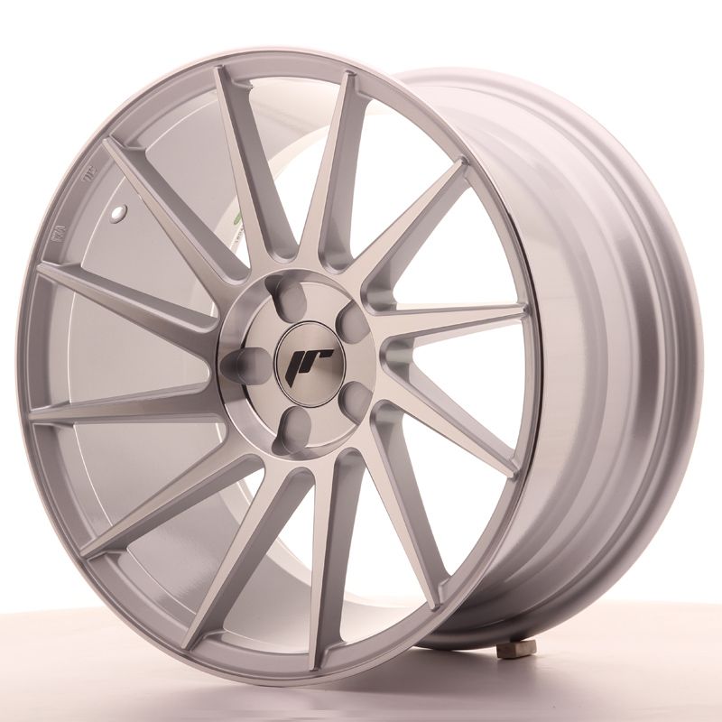 Image of JR-Wheels JR22 Velgen 18 Inch 9.5J ET40 Custom PCD Silver Machined Face
