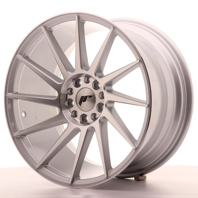 Image of JR-Wheels JR22 Velgen 18 Inch 9.5J ET40 5x112,5x114.3 Silver Machined Face