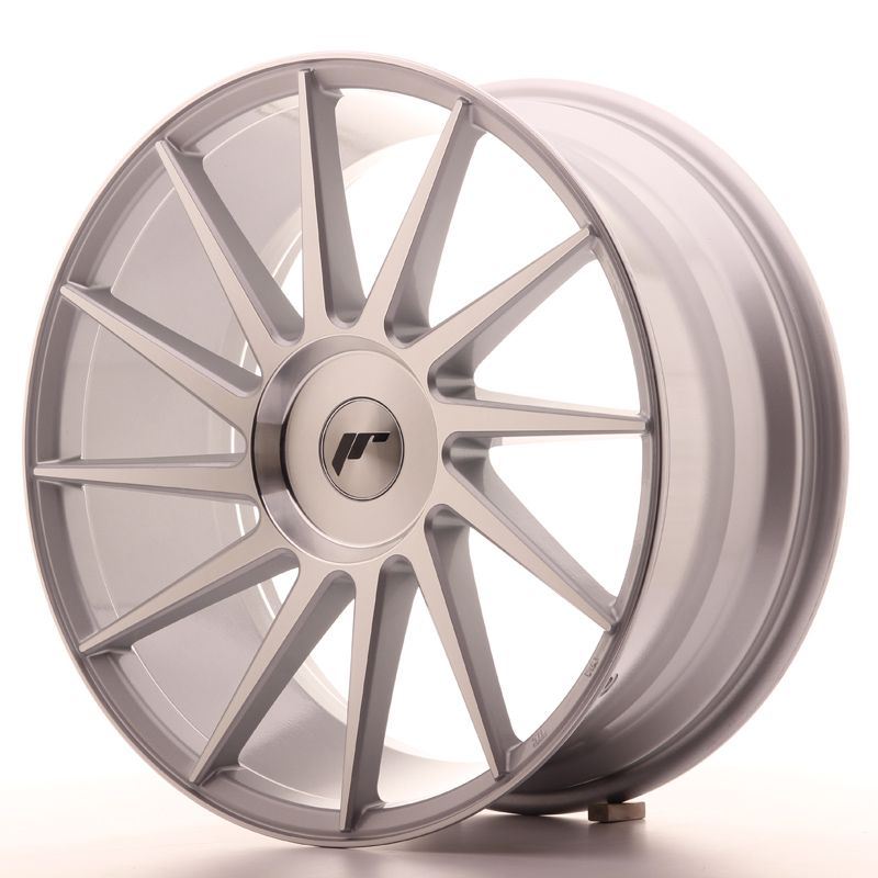 Image of JR-Wheels JR22 Velgen 19 Inch 8.5J ET35-40 Custom PCD Silver Machined Face