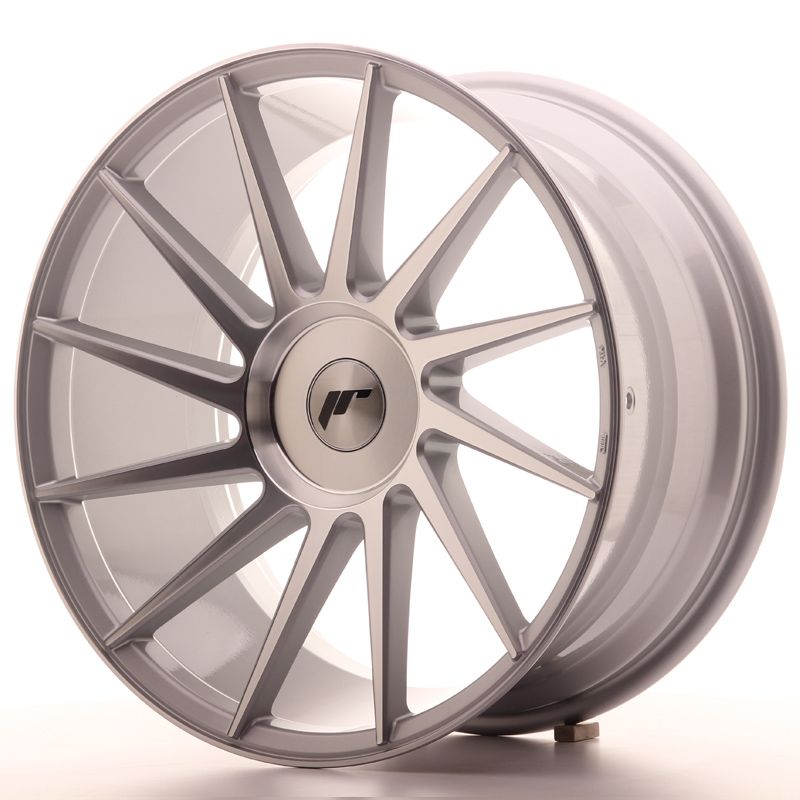 Image of JR-Wheels JR22 Velgen 19 Inch 9.5J ET20-40 Custom PCD Silver Machined Face