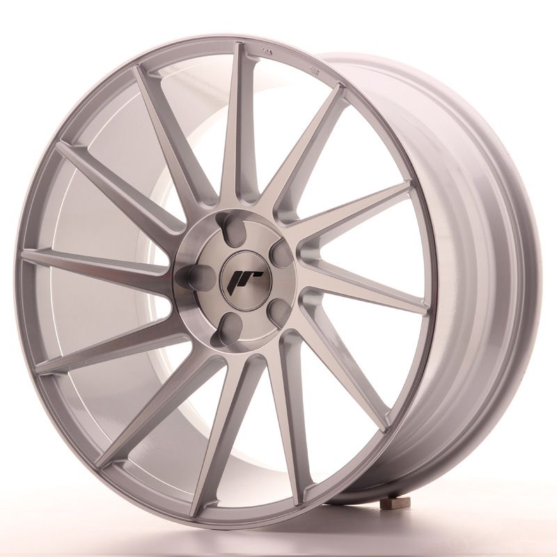 Image of JR-Wheels JR22 Velgen 20 Inch 10J ET20-40 Custom PCD Silver Machined Face