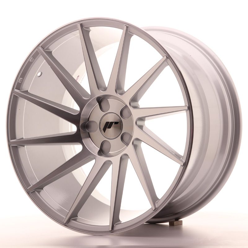 Image of JR-Wheels JR22 Velgen 20 Inch 11J ET20-40 Custom PCD Silver Machined Face