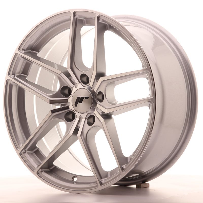 Image of JR-Wheels JR25 Velgen 18 Inch 8.5J ET35 5x120 Silver Machined Face